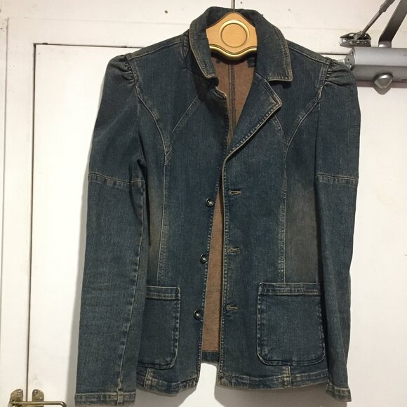 VINTAGE DKNY JEANS SLIM FIT JACKETS SIZE M - Picture 9 of 12